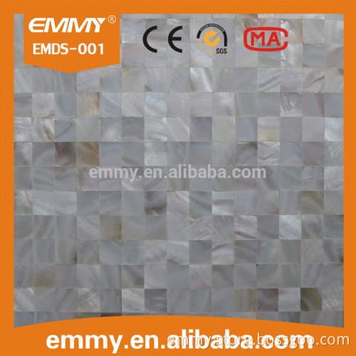 Natural hot sales freshwater shell mosaic natural white mother of pearl wall mosaics